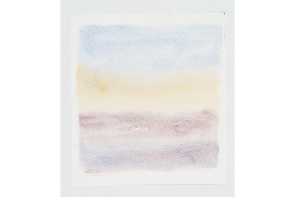 Transported XXII, aquarelle sur papier Strathmore Aquarius, 8.5x9.5p.